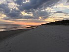 Pogorzelica beach in the evening