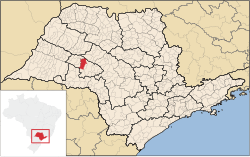 Location in São Paulo state