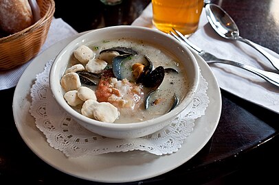 Seafood chowder