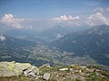 Sotgôt und Lenzerheide, aufgenommen vom Piz Arlos