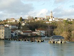 Les pêcheries vues du pont.