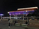 ライトアップされた台北駅