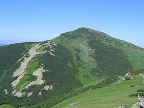 Vue sur le sommet.