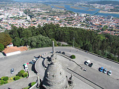 City view from the top of the sanctuary of the Sacred Heart of Jesus