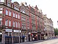 Victoria Street, showing Lisbon Buildings, Ashcroft Buildings and former Bank of Liverpool