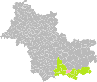 Villefranche-sur-Cher dans le canton de Selles-sur-Cher en 2016.