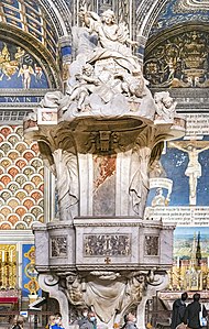 The Baroque pulpit (18th c.)