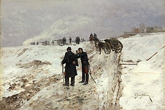 Un incident dans la guerre franco-prussienne, localisation inconnue.