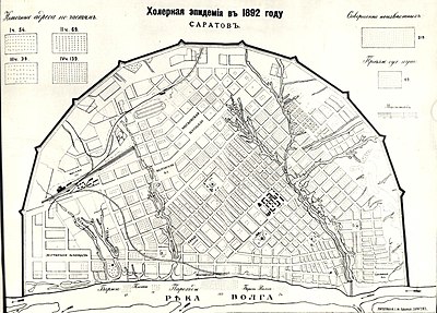 План Саратова 1892 года, Дегтярная площадь первоначальных размеров (в левом нижнем углу)