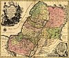 מפה של ארץ ישראל מ-1759, כ-40 שנה לפני הכנת המפה של פייר ז'אקוטן