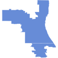 2018 and 2020 Congressional election in Illinois' 10th district by county