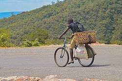 Fruit vendor in Newala