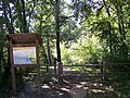 L'entrée du sentier de Monco (sept. 2009)