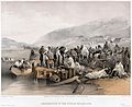 Image 10 Crimean War Artist: William Simpson; Lithographer: Edmond Morin; Restoration: NativeForeigner A tinted lithograph, titled "Embarkation of the sick at Balaklava", shows injured and ill soldiers in the Crimean War boarding boats to take them to hospital facilities. Modern nursing had its roots in the war, as war correspondents for newspapers reported the scandalous treatment of wounded soldiers in the first desperate winter, prompting the pioneering work of women such as Florence Nightingale, Mary Seacole, Frances Margaret Taylor and others. More selected pictures