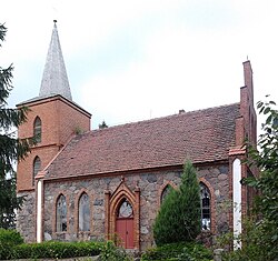 Village church in Bentzin