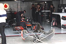 Photo du stand McLaren à Interlagos