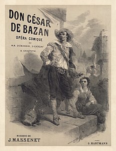 Don César de Bazan poster, by Célestin Nanteuil (restored by Adam Cuerden)