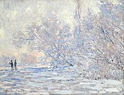 "The Frost at Giverny" by Claude Monet