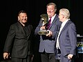 Mark Gura & Richard Dawkins present Stephen Fry the 2018 Atheist Alliance Richard Dawkins Award