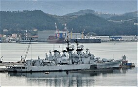 Decommissioned Ardito and Audace in La Spezia on 5 December 2009.