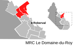 Location of Saint-Félicien