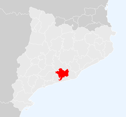 Alt Penedès – Localizzazione