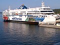 BC Ferries MV Coastal Celebration unloading at Swartz Bay ferry terminal