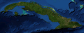 Cuba satellite image. Cuba