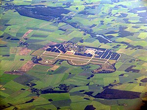 Aerial photograph of Dreux-Louvilliers Air Base
