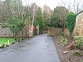 The entrance to the walled kitchen garden.