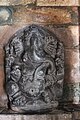 A sculpture of Hindu deity Ganesha in Kalleshwara temple, Hire Hadagali