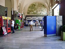 Le hall de la gare en 2010.