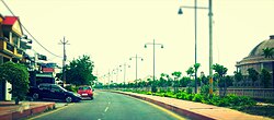 An upscale residential area in Gomti Nagar