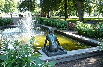 Grodan, i Ronneby brunnspark, gjuten 1902