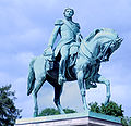 Statue de Charles XIV Jean de Suède sur la Slottsplassen.