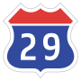 Expressway No.29 shield}}