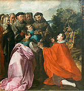 2, Herrera, The Young Bonaventure Cured by Saint Francis, Louvre, Paris