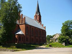 Einst evangelische, jetzt orthodoxe Kirche St. Peter und Paul, Lasdehnen (Haselberg)/Krasnosnamensk