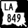 Louisiana Highway 849 marker