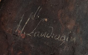 Signature, vers 1790-1793 : Mll Landragin