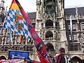 Fans of FC Bayern Munich celebrating the Deutsche Meisterschaft