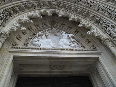 "Holy Trinity" - the work of the Croatian sculptor Robert Frangeš Mihanović.