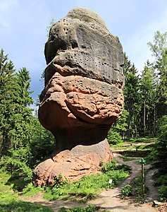 49. Platz: Kora27 mit Naturdenkmal Kelchsteine bei Oybin im Naturpark Zittauer Gebirge