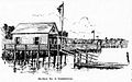 Clubhouse "Station No. 3" of the New York Yacht Club c. 1894 at Whitestone, NY