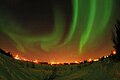 Les aurores boréales à Yellowknife.