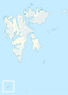 Brochøya est au nord de la Terre du Nord-Est.