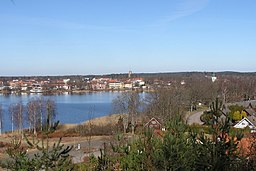 Utsikt över Osby från Ebbarps klint