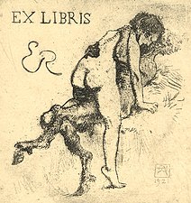 Ex-libris érotique (1921).