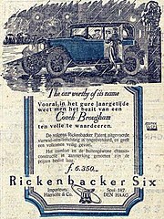 1924 advertisement in the Netherlands