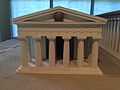 model reconstruction of the temple's Doric facade